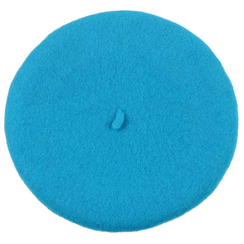 Теплая пушистая Кепка Beanie BERET для детей - Color: Blue