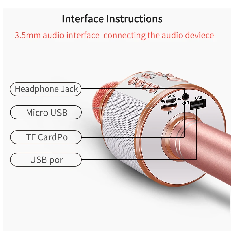 WS858 беспроводной микрофон профессиональный Bluetooth Consender ручной микрофон караоке микрофон 100 шт./лот