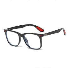Модный мужской анти-синий светильник, очки, ультра-светильник, очки с заклепками, оправы для очков, прозрачные очки, Гибкая оптическая оправа для очков