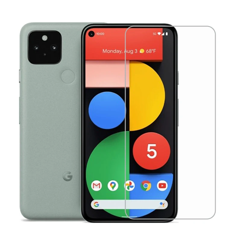 2 шт. закаленное стекло для Google Pixel5 защита экрана 9H пленка телефона Защитное Pixel 5