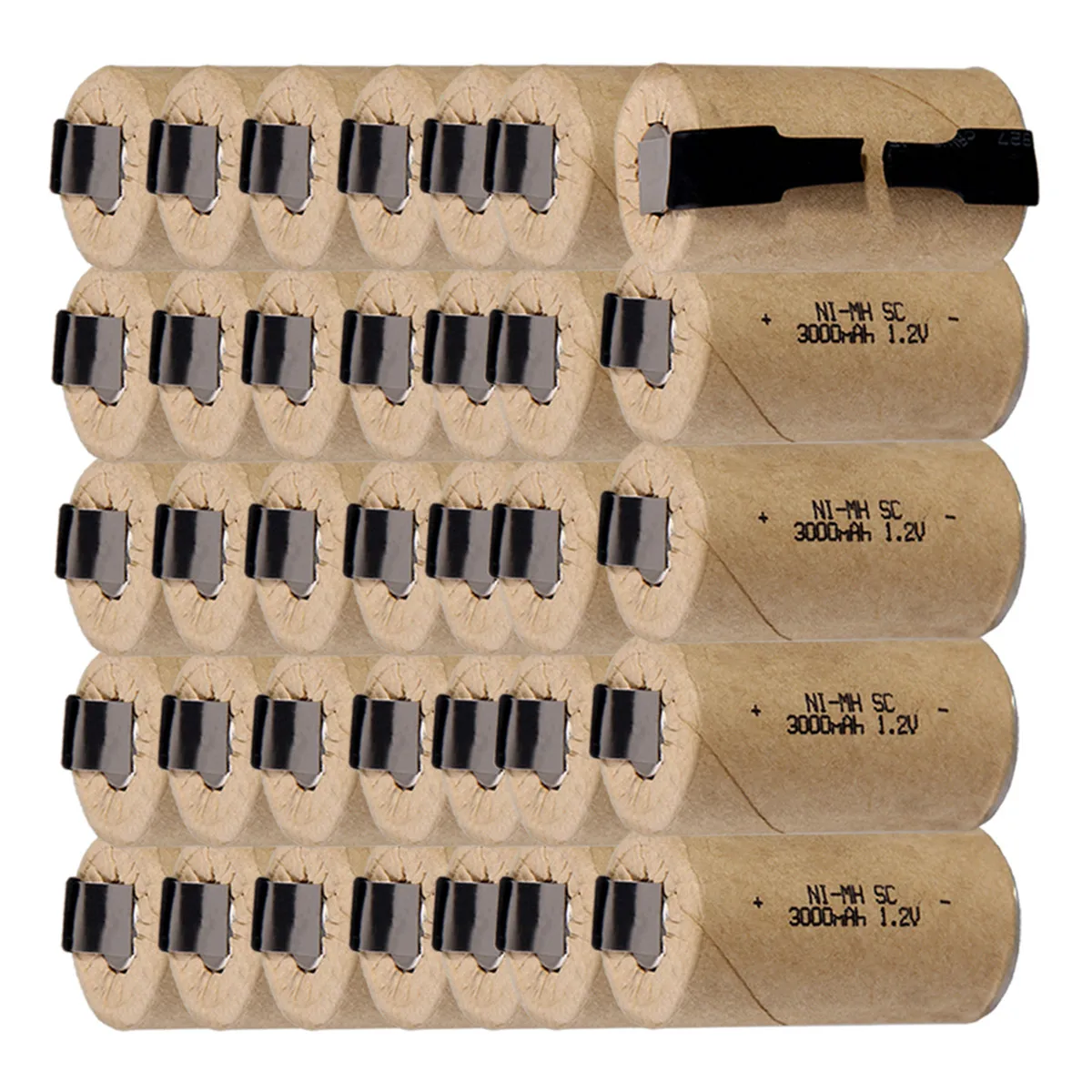 35 шт. SC 3000mah 1 2 v аккумулятор NIMH аккумуляторные батареи для электрических отверток