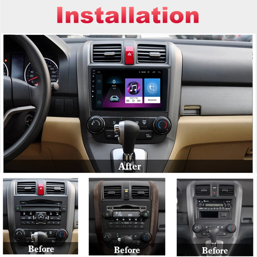 2DIN " Android 9,1 Радио стерео 1+ 16 Гб MP5 gps навигация wifi для HONDA CR-V CRV 2006-2011