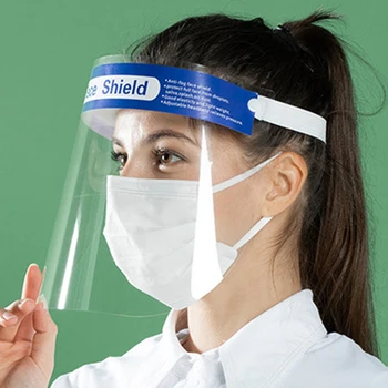 

Face Shields Protective Mask Anti-fog Face Mask Protective Cover Eyes Protection Transparent Face Cover Mask