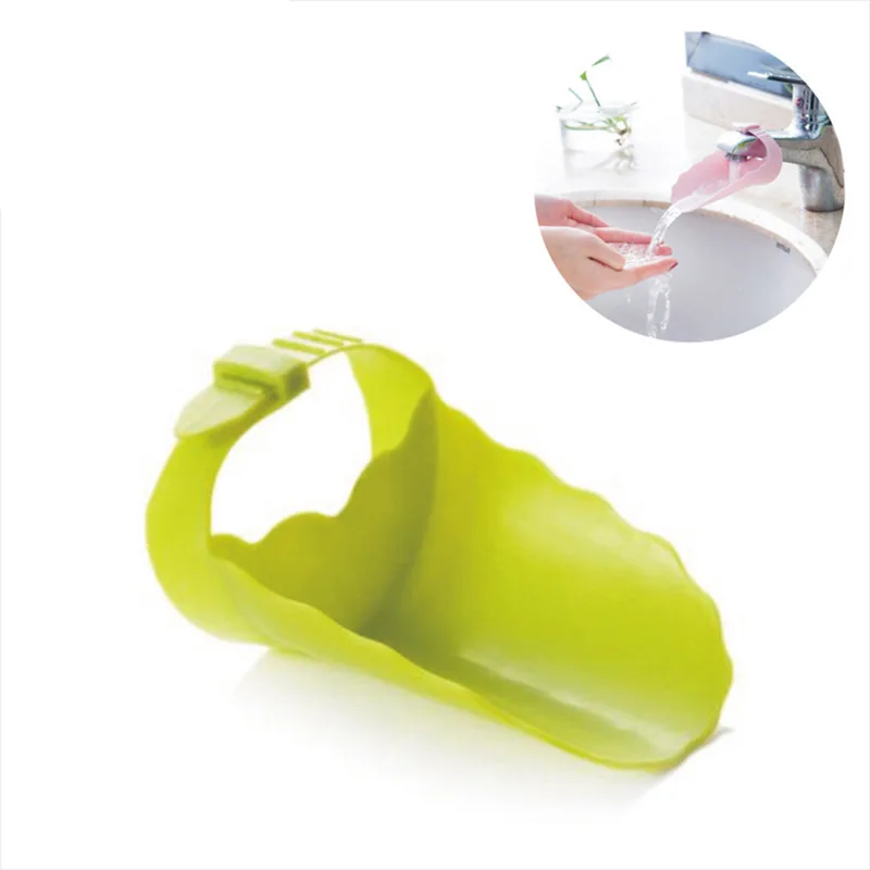 1Pcs Faucet Extender Portable PP/TPR Multi Purpose 4Colors Water-saving Baby Supplies for Wash-hand Bathroom Accessories | Дом и сад
