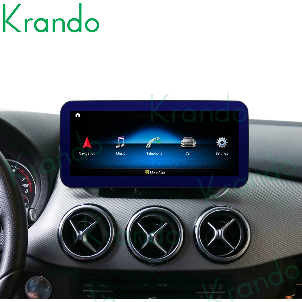 Krando Android 10.0 4G+64G 12.3'' Car Multimedia Player for Mercedes BENZ B CLASS W246 2008-2018 Car stereo with screen carplay