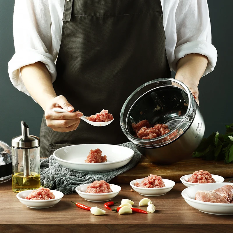 XIAOMI Электрический Мясорубка 1.8л Бытовая Кухня безопасности мяса слайсер Мясорубка резак эффективный измельчитель