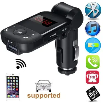 

Universal Car Mp3 Player Bluetooth 3.0 Car Chargering Bluetooth Hand-free Phone Car Bluetooth Adaptor Support Call/Music/Radio