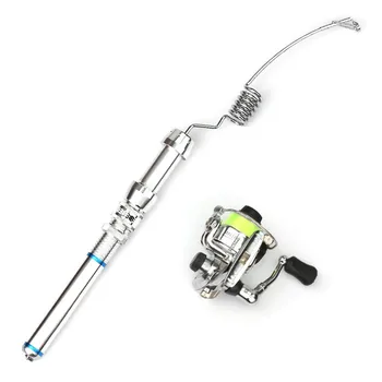 

38CM Pocket Fishing Rod Detachable Fishing Rod Reel Combo Ultrashort Rock Sea Fishing Rod Spinning Reel Combo Kit