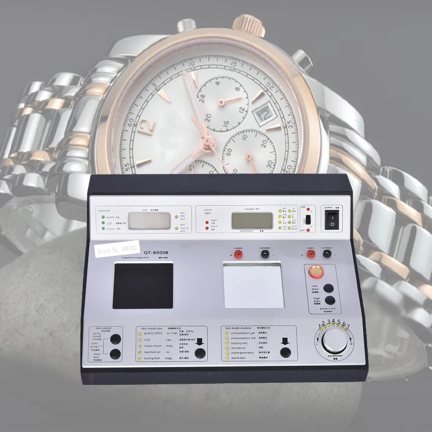 1Pc Qt-8000B Quartz Watches Tester Timephist Timing Machine Orologio Al Quarzo Tester Lento E Veloce Strumento Di Riparazione Dell'Orologio Dell'Orolo