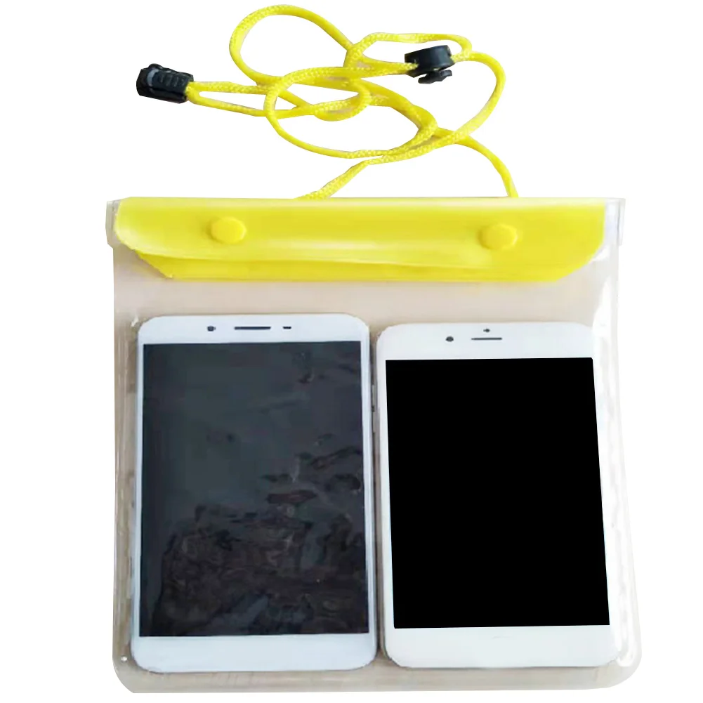 Large Waterproof Bag Phone Holder Swimming With Lanyard Diving Case Cover Underwater Sealing Beach Storage Transparent PVC