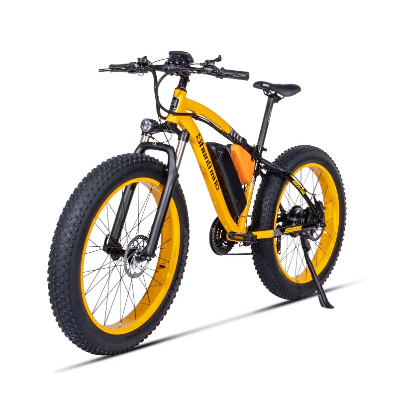 48V17AH велосипед BAFANG 500 Вт пляжные вспомогательное Велосипедное Электрический песчаной машиной 26 дюймов электр - Цвет: 500W-yellow