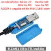 PL2303 USB to UART TTL Cable Module FT232RL PL2303HX USB Transfer to TTL RS232 Serial Port Adapter Module CH340 Download cable ► Photo 3/6