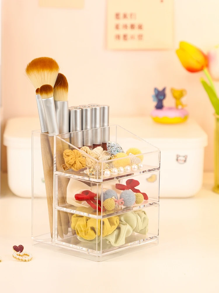 4 Pcs Mini Storage Box Sundries Clear Plastic Organizer Bins Make Small  Item Household Case Makeup Things for the home - AliExpress