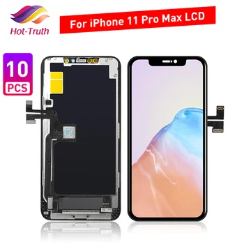 

10 Pcs Grade AAA+ Replacement Touch Digitizer Assembly Screen LCD For iPhone 11pro Max A2218, A2161, A2220 Display