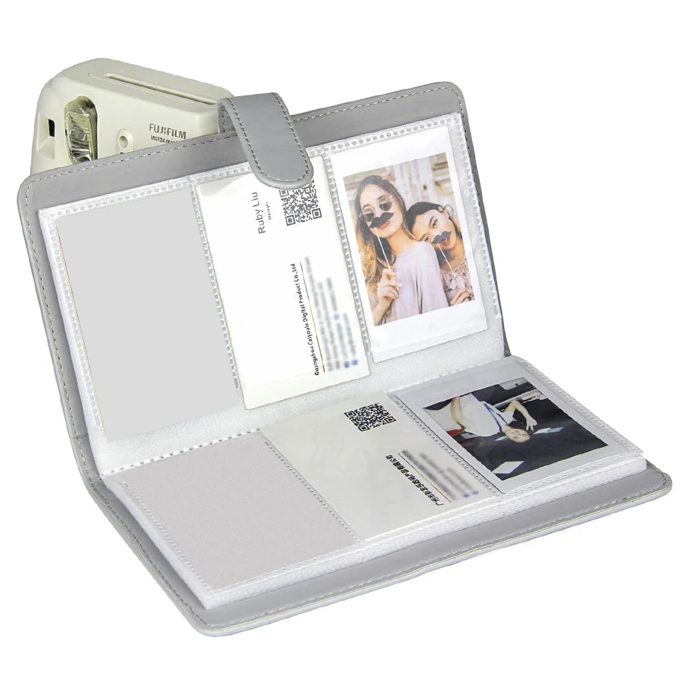 

3-Inch 96 Pockets PU Universal Photo Album Business Card Holder Membership Card Container For Polaroid Mini11/8/9/7s/25/70/90