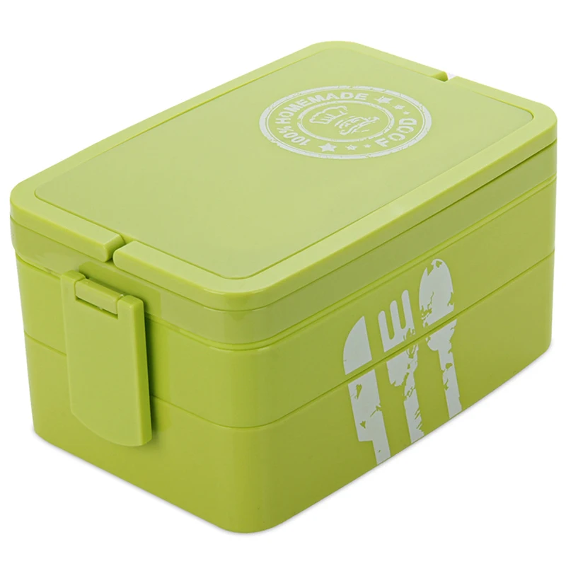 

3 Layers Lunch Box Case Microwave Bento Box Japanese Style Lunch Container Top