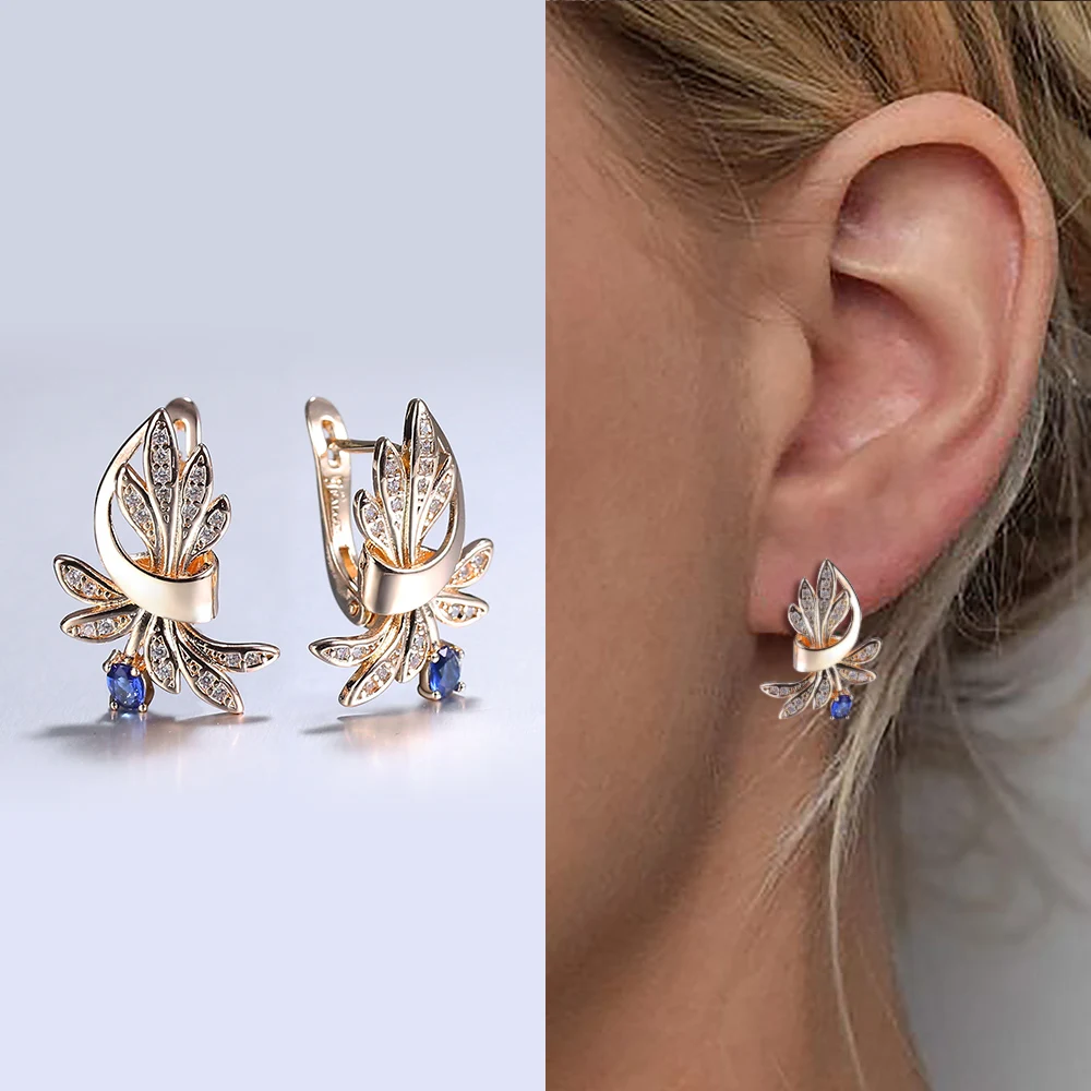 Shop Allure Stylish Gold Earrings | Exquisite Gold Earrings for Ladies at  GRT Jewels