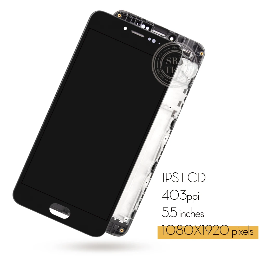 SRJTEK Новый 5 ''ЖК дисплей для MEIZU M3 NOTE ЖК дигитайзер сенсорный экран M681H L681H Pantalla