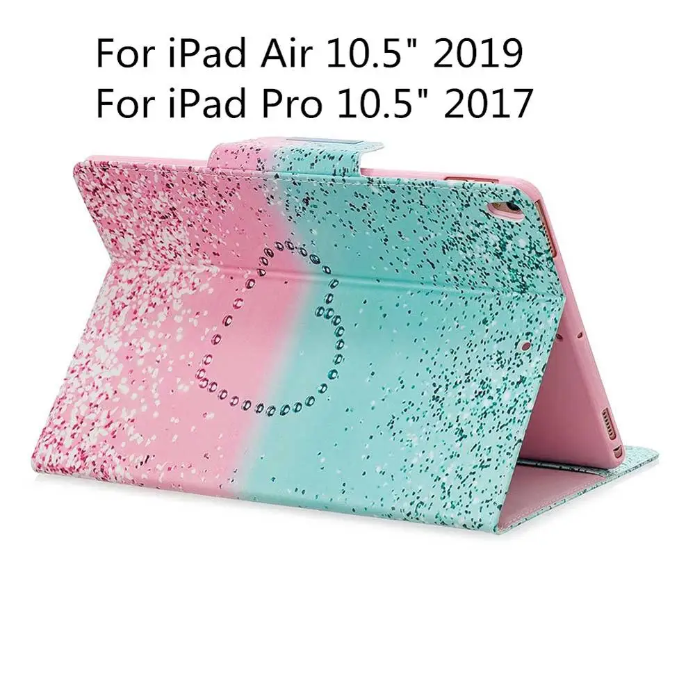 Чехол для планшета для iPad mini 5 4 3 2 1 чехол-подставка из искусственной кожи с принтом для iPad 9,7 Air 2 Funda для iPad Pro 11 Smart Cover - Цвет: For iPad Pro 10.5