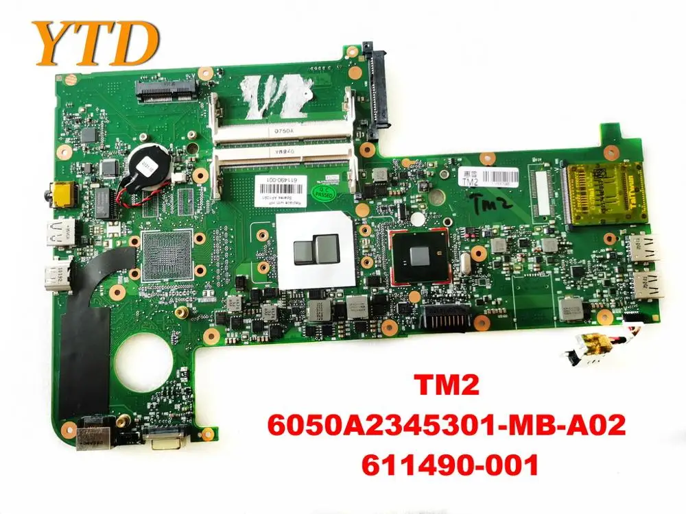 

Original for HP TM2 laptop motherboard TM2 6050A2345301-MB-A02 611490-001 tested good free shipping