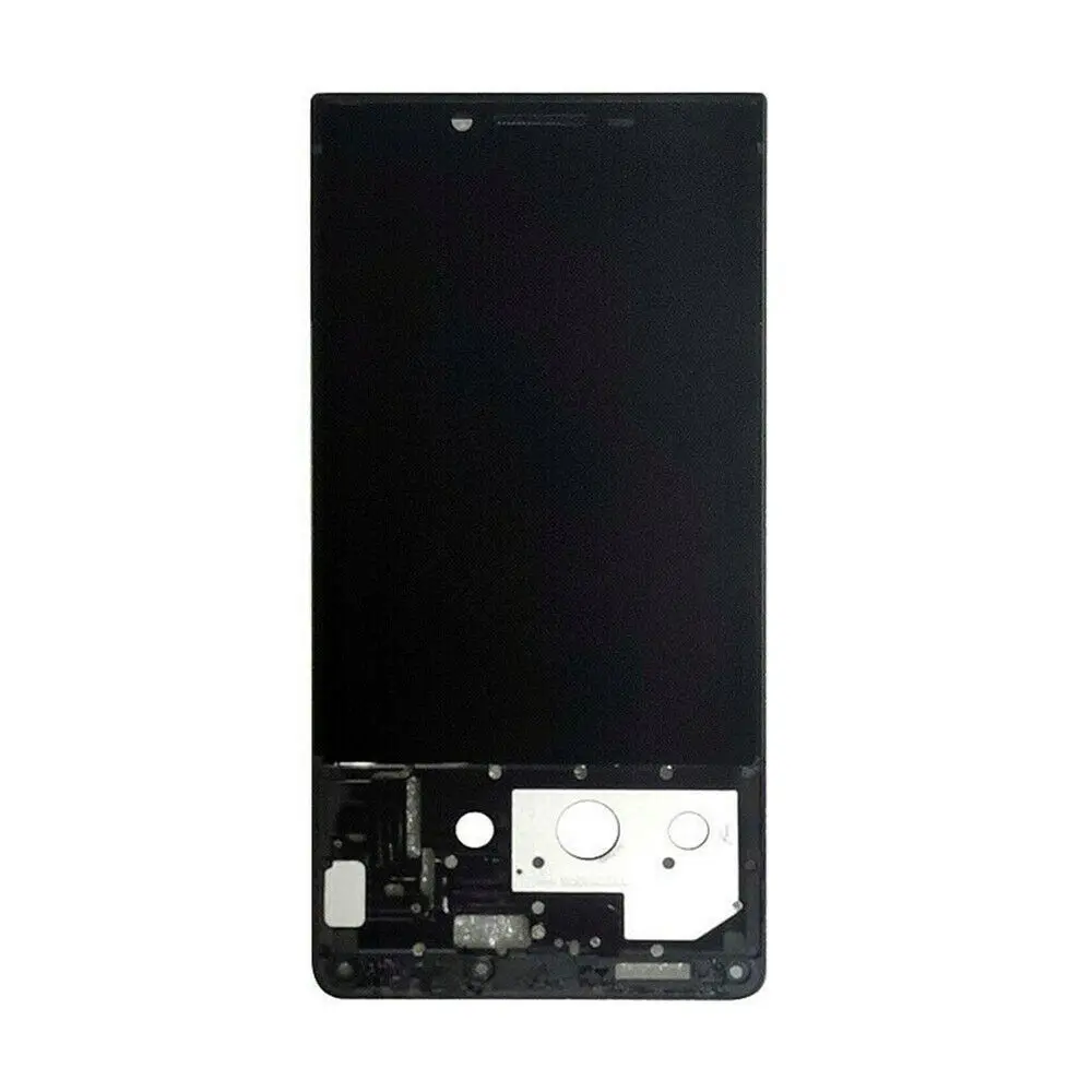Черный ЖК-дисплей сенсорный экран дигитайзер Рамка для Blackberry KEY2 два BBF100