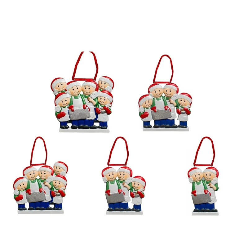 Christmas Tree DIY Personalized Name Ornament Cooking Apron Family Xmas Pendant | Дом и сад