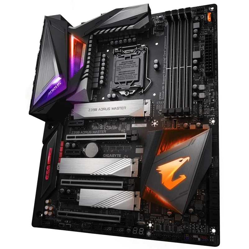 Материнская плата Gigabyte Z390 AORUS MASTER Soc-1151v2 Intel Z390 4xDDR4 ATX AC`97 8ch(7.1) GbLAN R