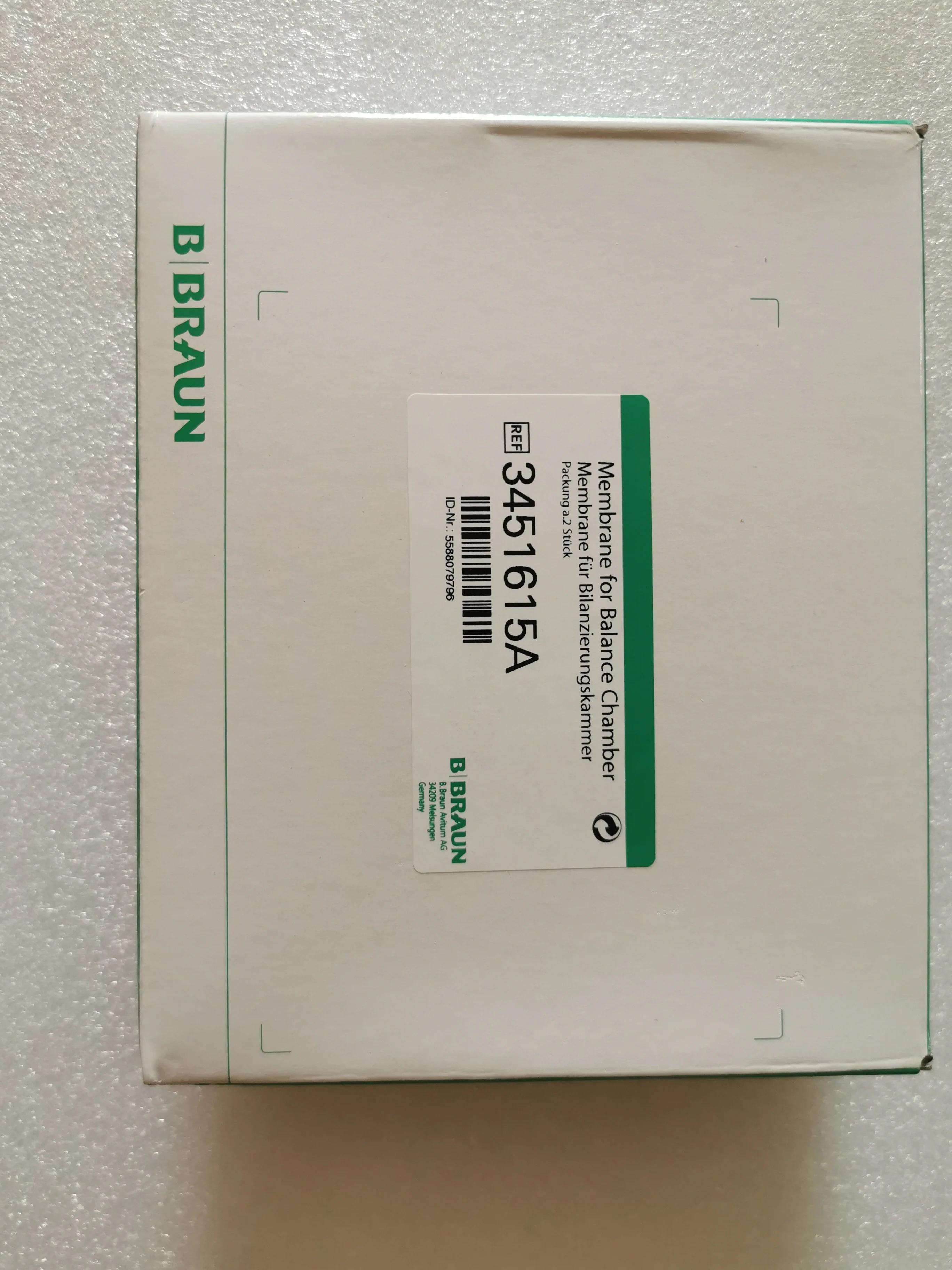Одна упаковка мембраны BRAUN для камеры баланса REF: 3451615A