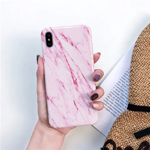13 Мраморный X чехол s для iphone X XS Max Чехол Мягкий ТПУ задняя крышка для iphone XS XR iphone 8 7 6 6S Plus чехол для телефона - Цвет: 13