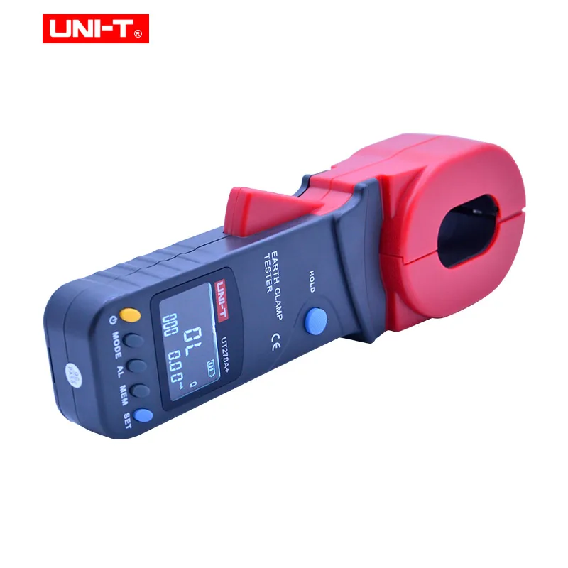 UNI-T UT276A+/UT278A+ Высокоточный цифровой дисплей зажим тестеры заземления Зажим Сопротивление заземления тестер