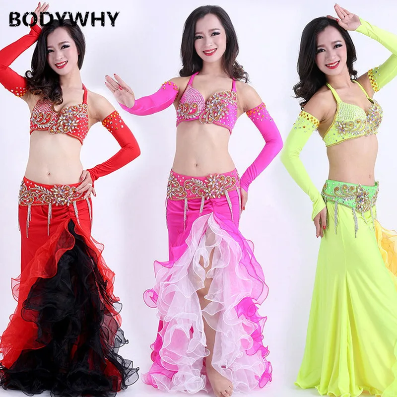 

Women Dance Waist Chain Triangle Scarf Tassel Sequins Dress Performance Stage Constumes Sexy Belly Dancing Modern Clothes New