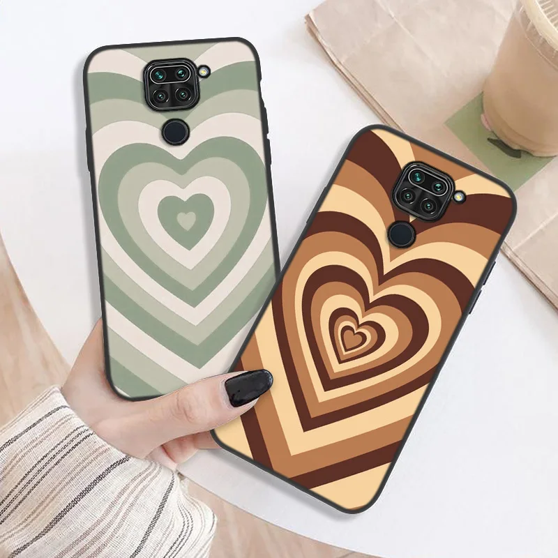 Redmi Note 9 Case For Xiaomi Redmi Note 10 Pro Case Love Heart Funda Redmi 9 9T 9A 9C Note 11 8 9 Pro Poco X3 Pro Mi 11T Cover