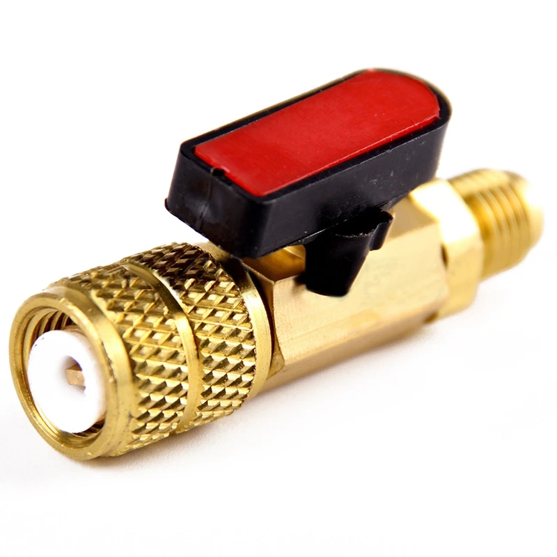 BMBY-3Pcs/лот Hvac инструменты измерительные приборы Новые 3 цвета R410A клапаны хладагента адаптер переменного тока зарядки шланги латунь прямые шаровые клапаны
