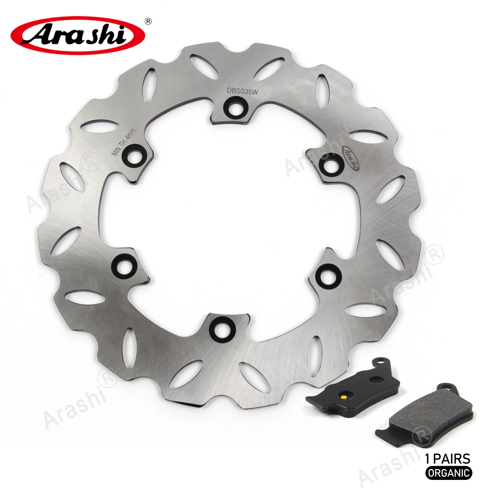 ARASHI задние тормозные диски колодки для YAMAHA TT R 600 1998 2002 мотоцикл ЧПУ роторы TTR 1999 2000