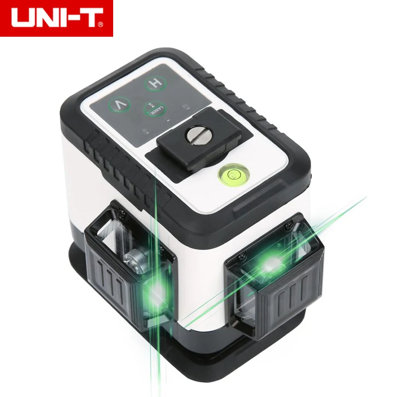Uni-t LM580G 3D зеленый лазерный уровень 12 линий 360 градусов горизонтальный вертикальный поперечный лазерный метр