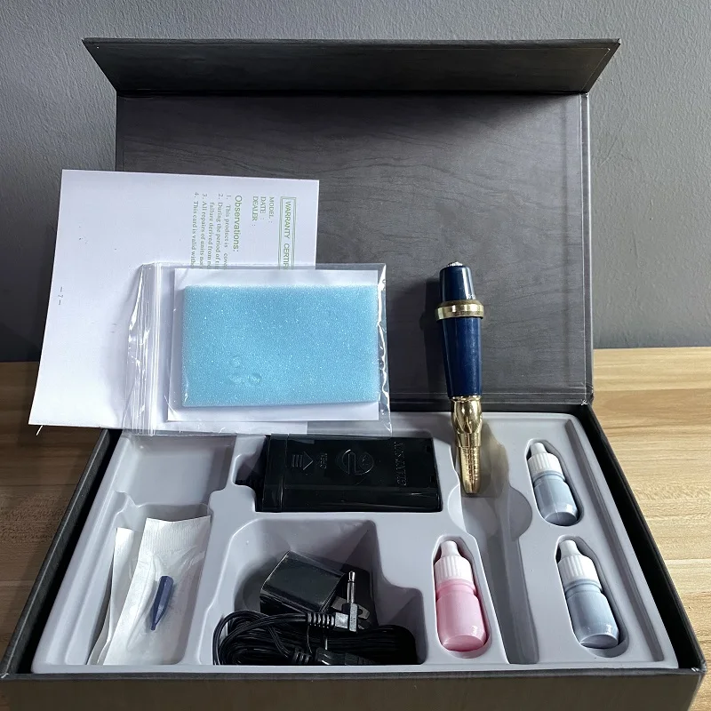 High Quality Original Taiwan Wagner USA Giant Sun Eyebrow Eyeliner Lip Tattoo Machine Kit For Permanent Makeup G-9430 | Красота и