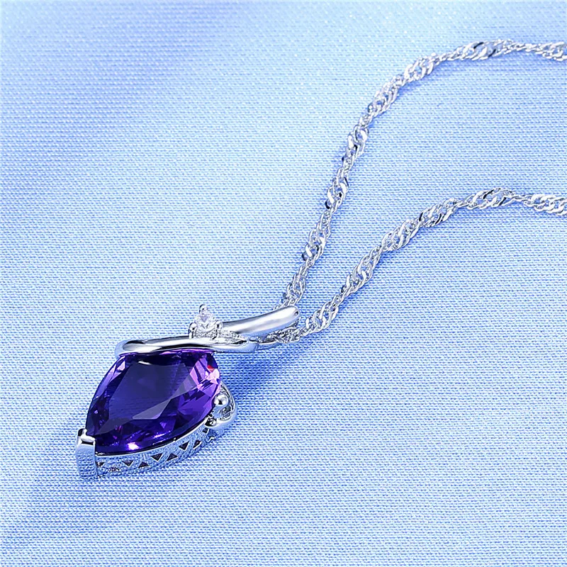 New-Design-AAA-Austrian-Cubic-Pendant-Necklace-on-Silver-Color-Purple-Zircon-Water-Drop-Pendant-for (4)