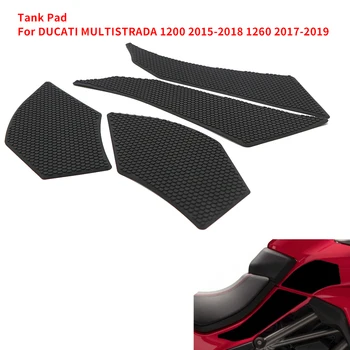 

Motorcycle Protector Anti Slip Tank Pad Sticker Gas Knee Grip Traction Side Decal for DUCATI MULTISTRADA 1200 1260 15-18