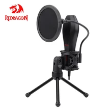 Redragon GM200 Quasar2 Omni USB-Kondensator-Aufnahme mikrofon stativ für Computer Cardioid Studio Aufnahme Gesang Stimme vorbei