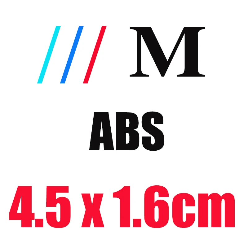 Автомобильный Стайлинг для M серии M1 M2 M3 M4 M5 MX1 MX2 MX3 10 шт. ABS Автомобильная задняя декоративная наклейка на стену этикетка дизайн 3D эмблема - Название цвета: M 4.5x1.6cm