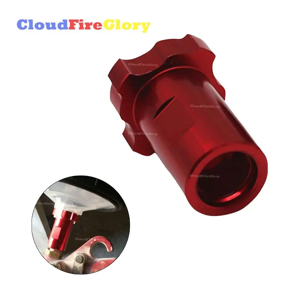 

CloudFireGlory For PPS Cup Gun Pot Joints Adapter M14x1mm Internal Thread Spray Gun Connector Red