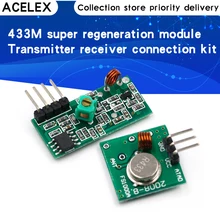Kit de lien émetteur-récepteur RF 315Mhz 433 Mhz 315Mhz 433 Mhz, Module de tension pour télécommande sans fil Arduino
