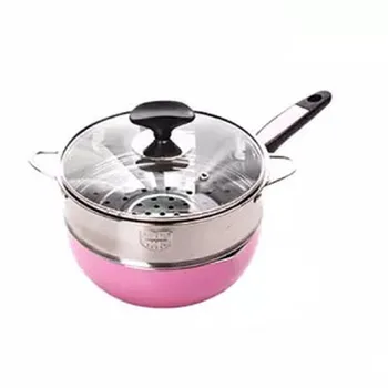 

Milk Pot Small Wok Wok Non-stick Pan Deep Deep Frying Pan Pot Induction Cooker Open Flame Universal Cooking Pot Kitchen Cookware