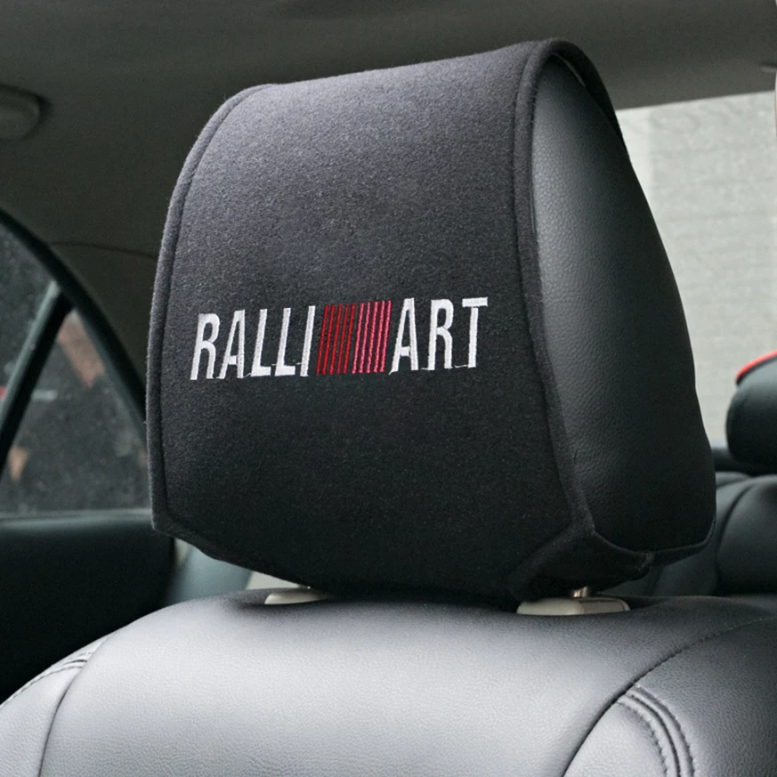 Горячая крышка подголовника автомобиля подходит для lancer asx outlander pajero l200 mitsubishi RalliArt galant чехол для автокресла