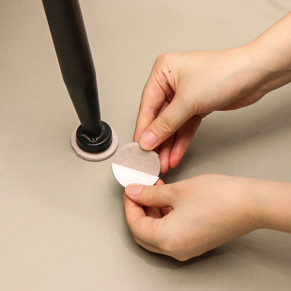 

1PC Chair Leg Caps Feet Pads Furniture Table Covers Socks Non-Slip Cups Square/Round Floor Protector Chair/Table Leg Sticky Back