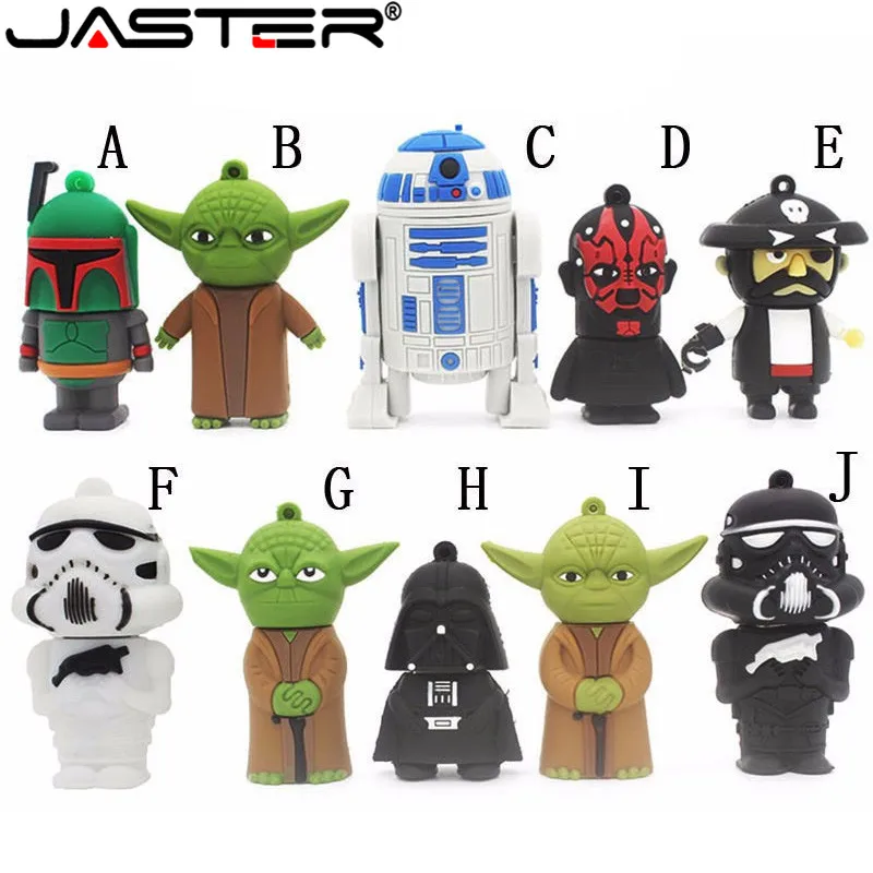 JASTER USB stick 10 модель usb2.0 Звездные войны USB флеш-накопитель 4 ГБ 8 ГБ 16 ГБ 32 ГБ usb флешка классный подарок