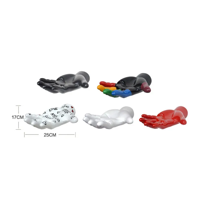  Creative Italia Simulation Hand Shape Hook Stereoscopic Entrance Hat-and-coat Hook Fashion Bedroom  - 4000066452765