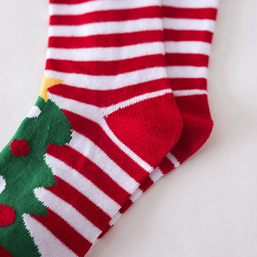 5 пар, рождественские детские носки для маленьких мальчиков и девочек, детские зимние теплые Повседневные носки с принтом, детские носки для мальчиков и девочек