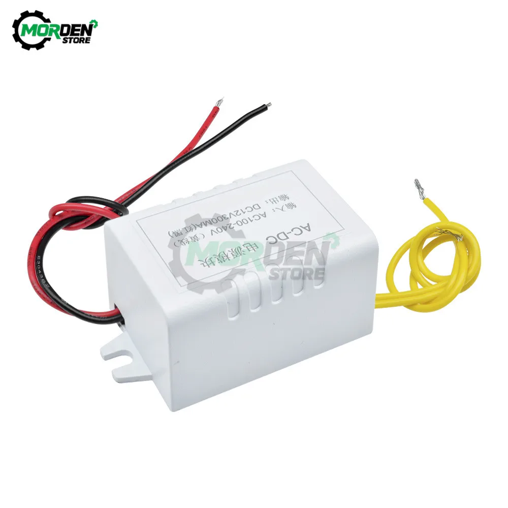 100-240V To 12V 300mA AC-DC Step Down Buck Transformers For W1209 Thermost Temperature DC Power Supply | Обустройство дома