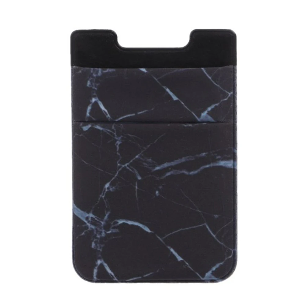 Эластичный бумажник для мобильного телефона держатель для кредитных карт клейкие наклейки-кармашки Органайзер сумка-чехол